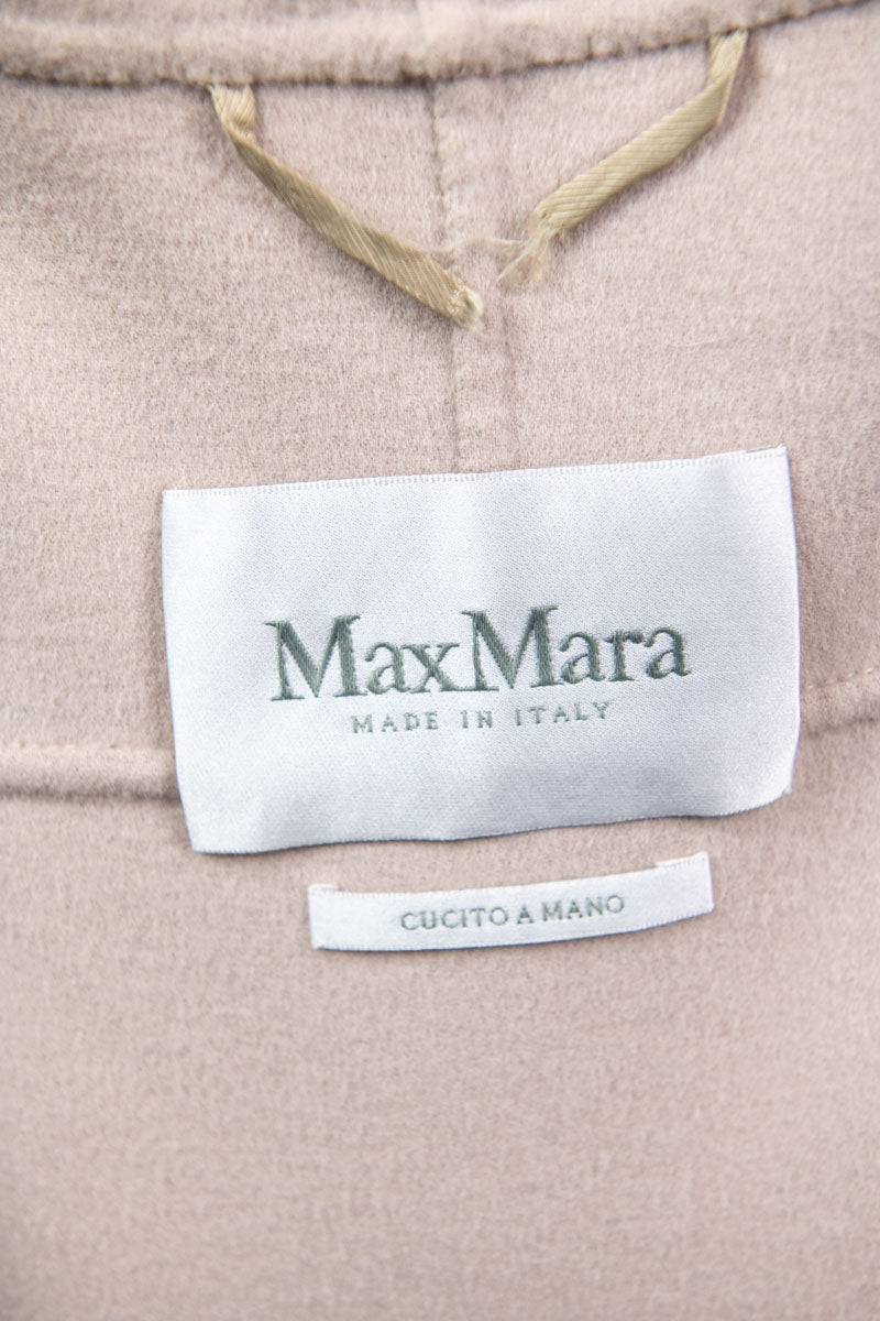 Max Mara Beige Wool & Angora Coat Size XL | IT 48 - Love that Bag etc - Preowned Authentic Designer Handbags & Preloved Fashions