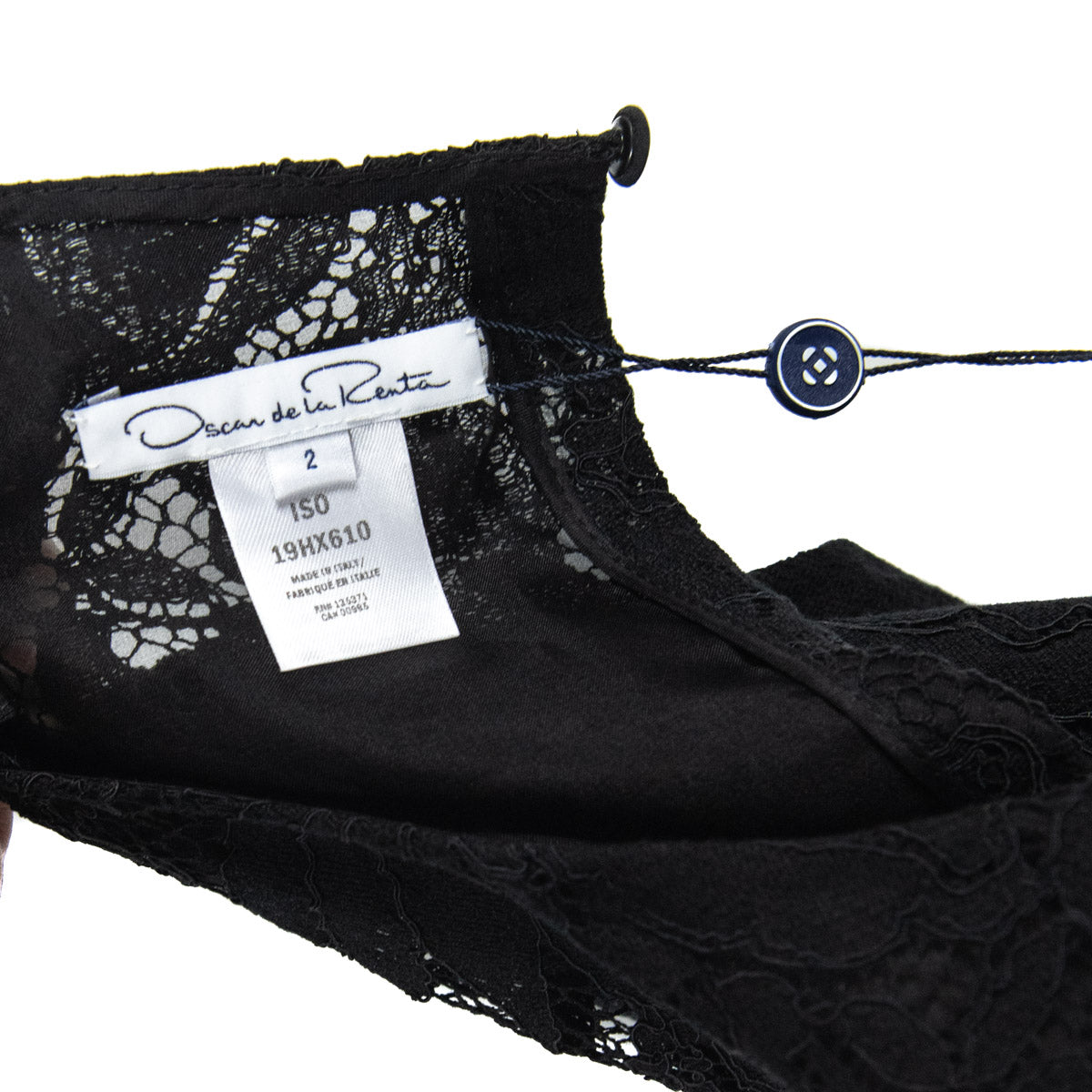 Oscar de la Renta Black Lace Sleeveless Midi Dress Size XXS | US 2 - Love that Bag etc - Preowned Authentic Designer Handbags & Preloved Fashions