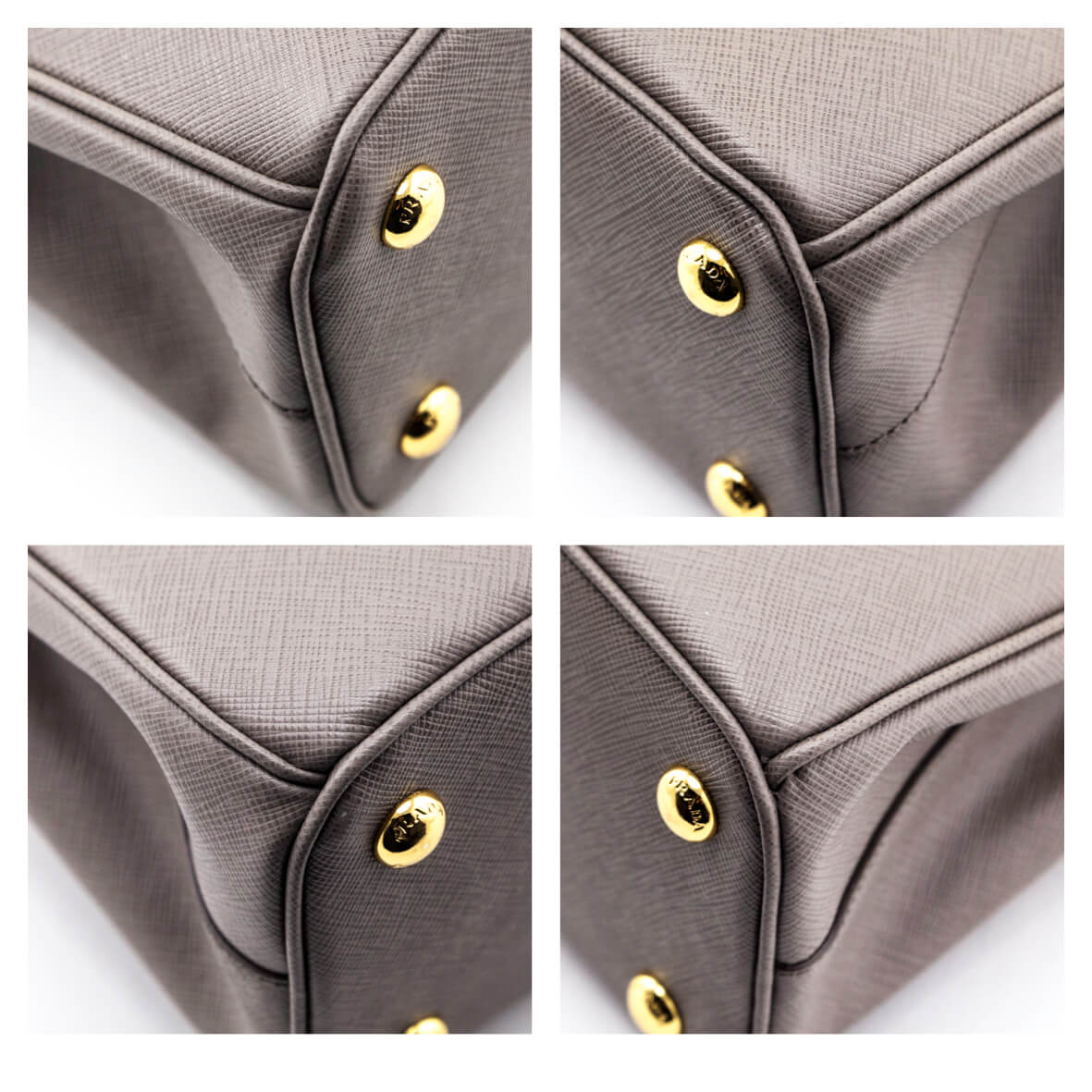 Prada Saffiano Lux Galleria Double Zip Mini (SHG-35413) – LuxeDH