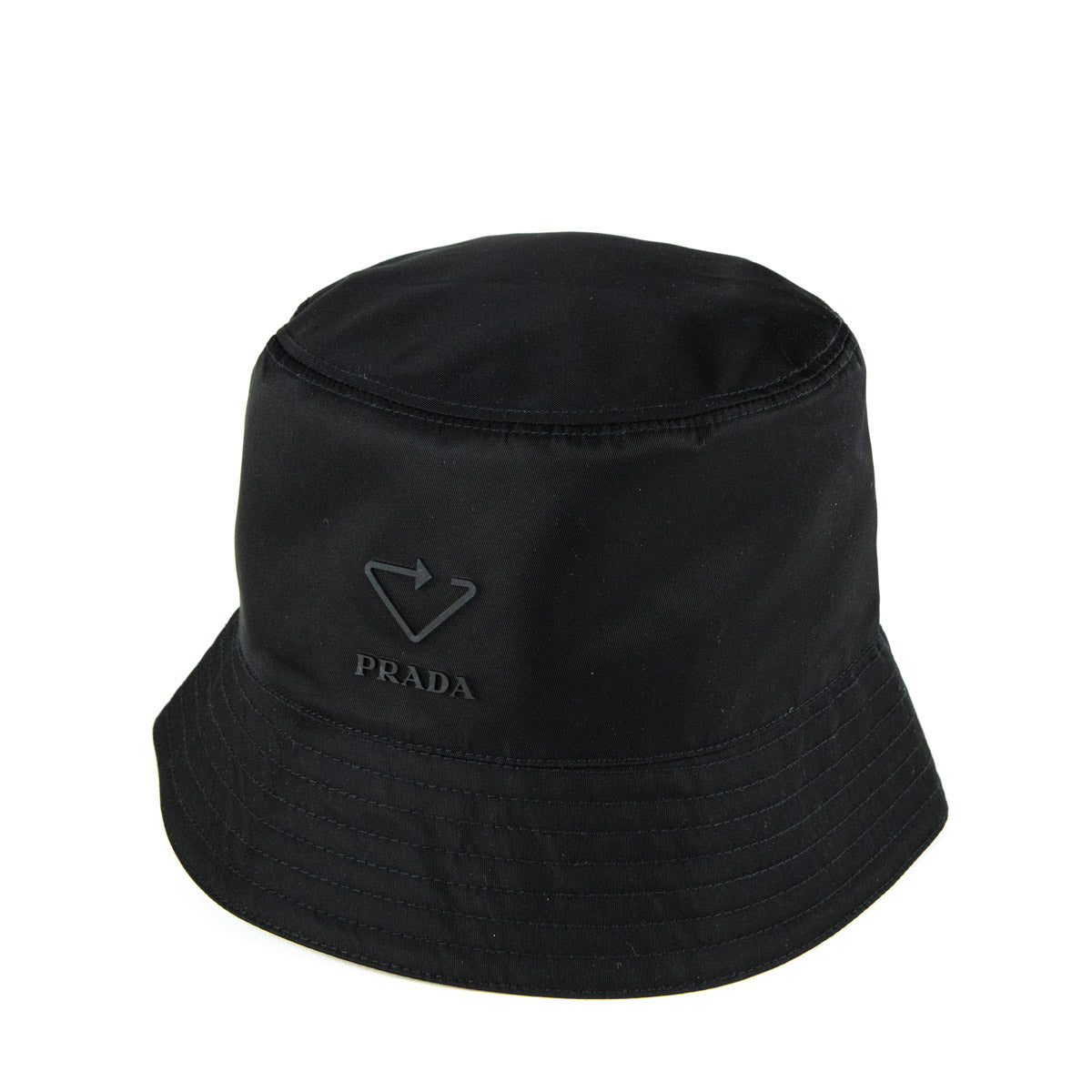 Prada Black Econyl Re-Nylon Bucket Hat Size S - Love that Bag etc - Preowned Authentic Designer Handbags & Preloved Fashions