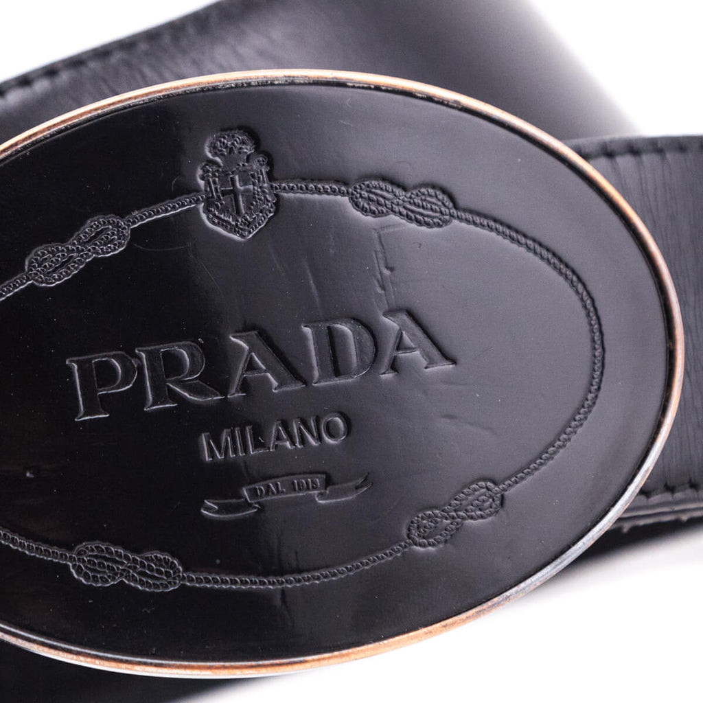 Prada Black Leather Belt - Buy Secondhand Prada Belts Canada