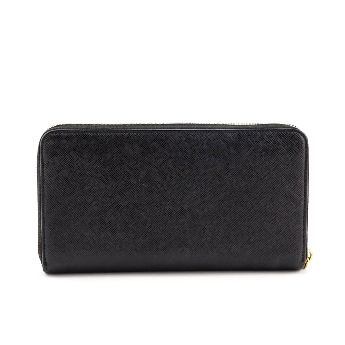 Prada Black Saffiano Organizer Zip Wallet - Love that Bag etc - Preowned Authentic Designer Handbags & Preloved Fashions