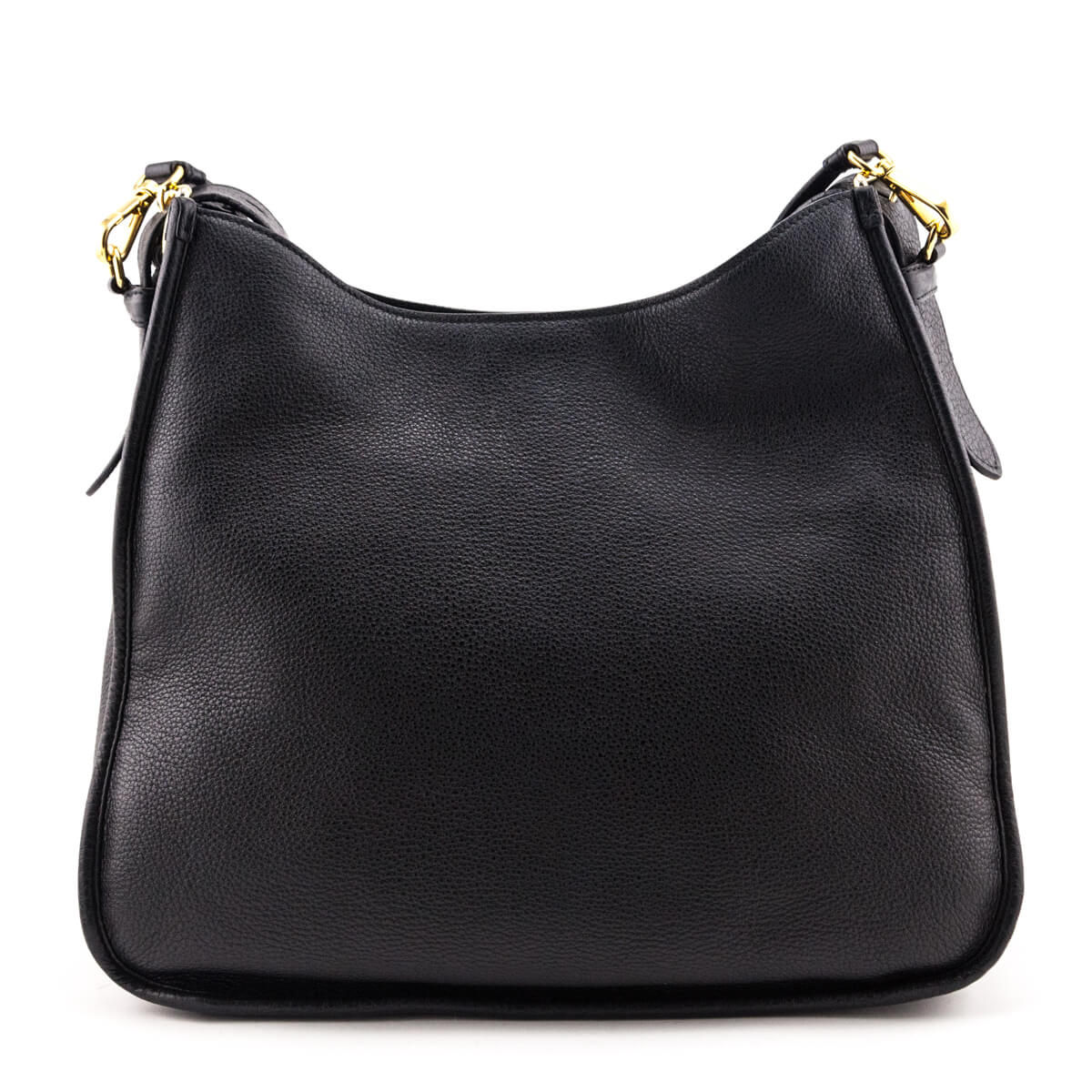 Prada Black Vitello Daino Hobo - Love that Bag etc - Preowned Authentic Designer Handbags & Preloved Fashions