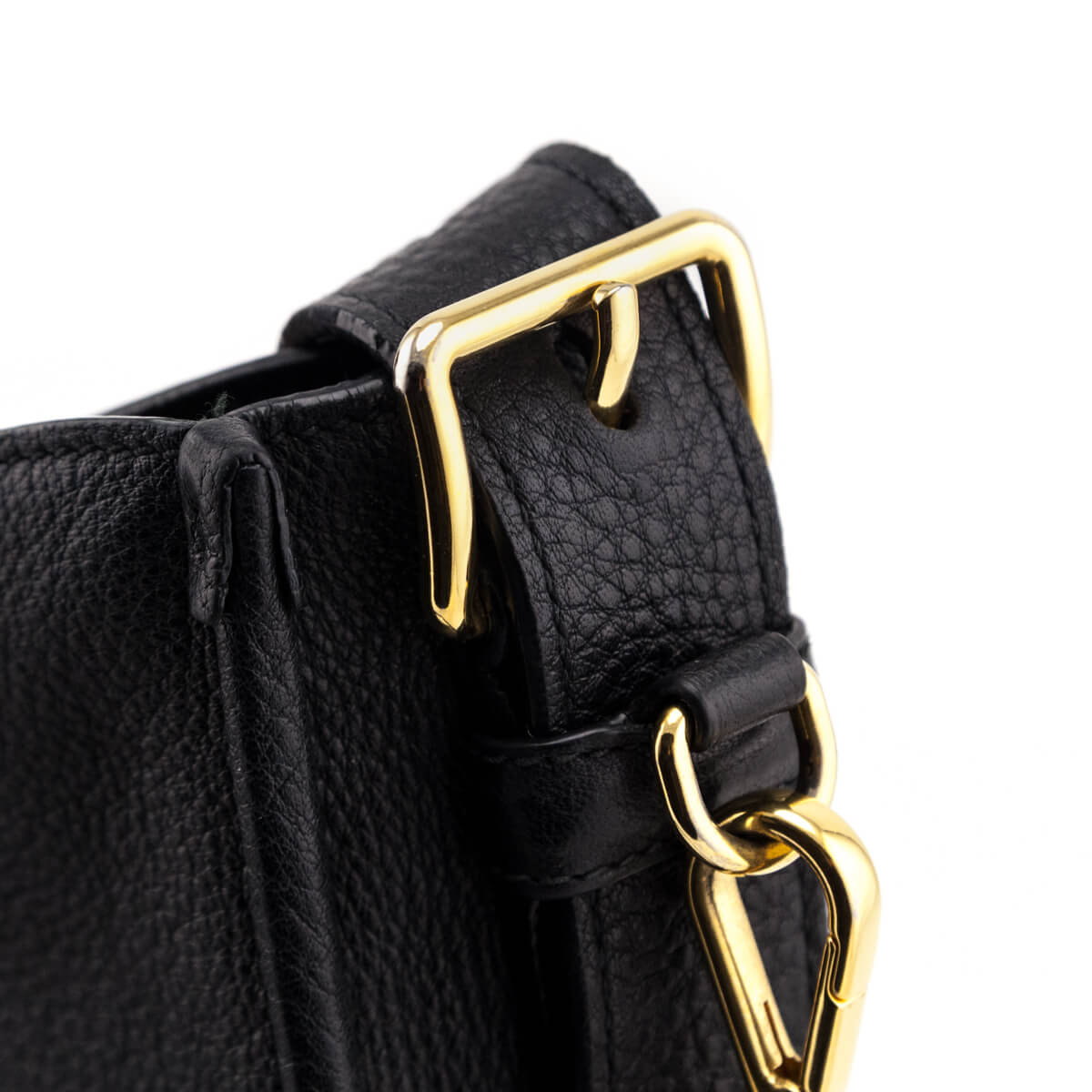 Prada Black Vitello Daino Hobo - Love that Bag etc - Preowned Authentic Designer Handbags & Preloved Fashions