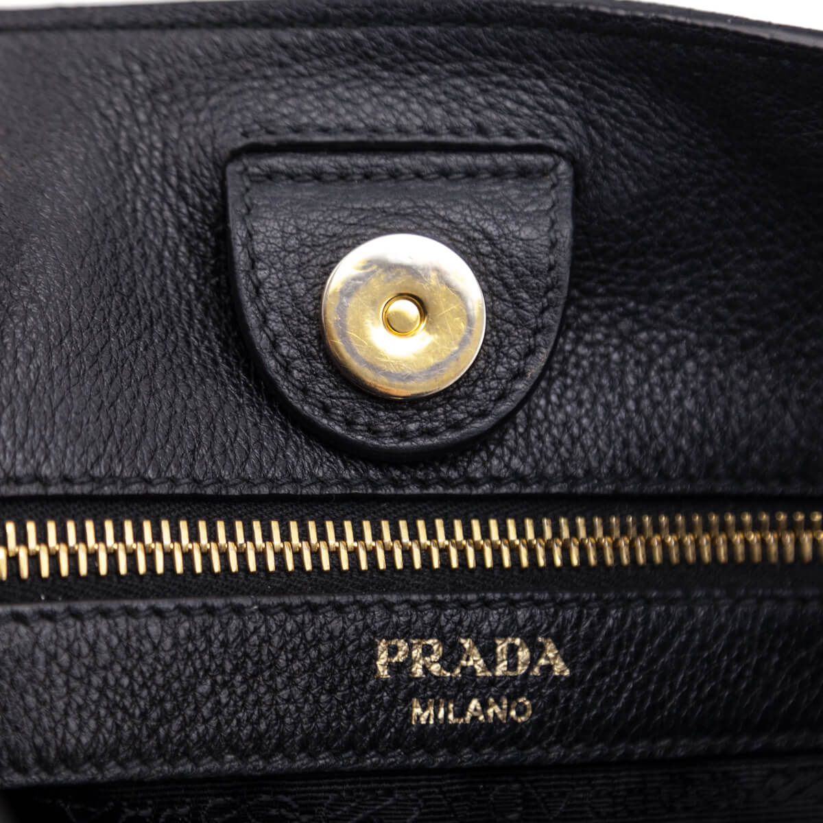 Prada Black Vitello Daino Hobo - Love that Bag etc - Preowned Authentic Designer Handbags & Preloved Fashions