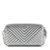 Prada Chrome Quilted Nappa Leather Mini Bag - Love that Bag etc - Preowned Authentic Designer Handbags & Preloved Fashions
