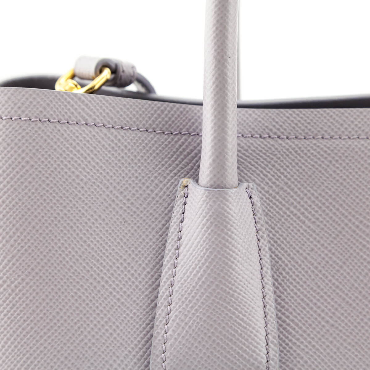 Prada Lilac Saffiano Medium Double Bag
