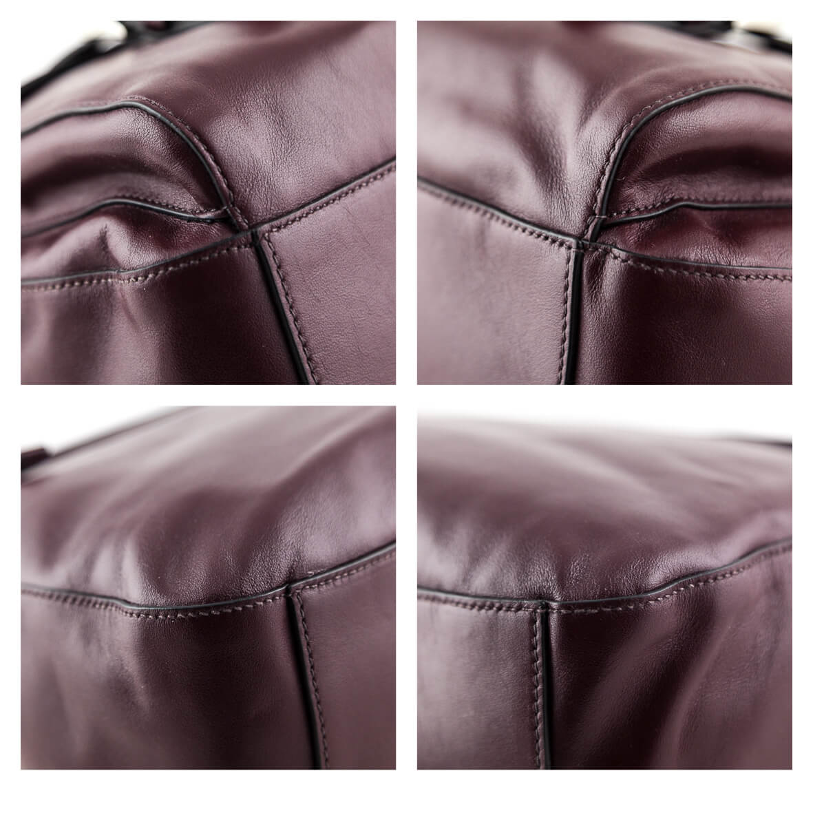 Prada Granato Soft Calfskin Pattina Messenger Bag - Love that Bag etc - Preowned Authentic Designer Handbags & Preloved Fashions