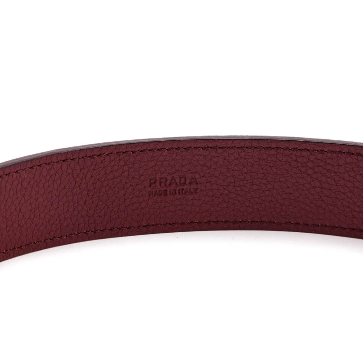 Prada Red Leather Belt Size S