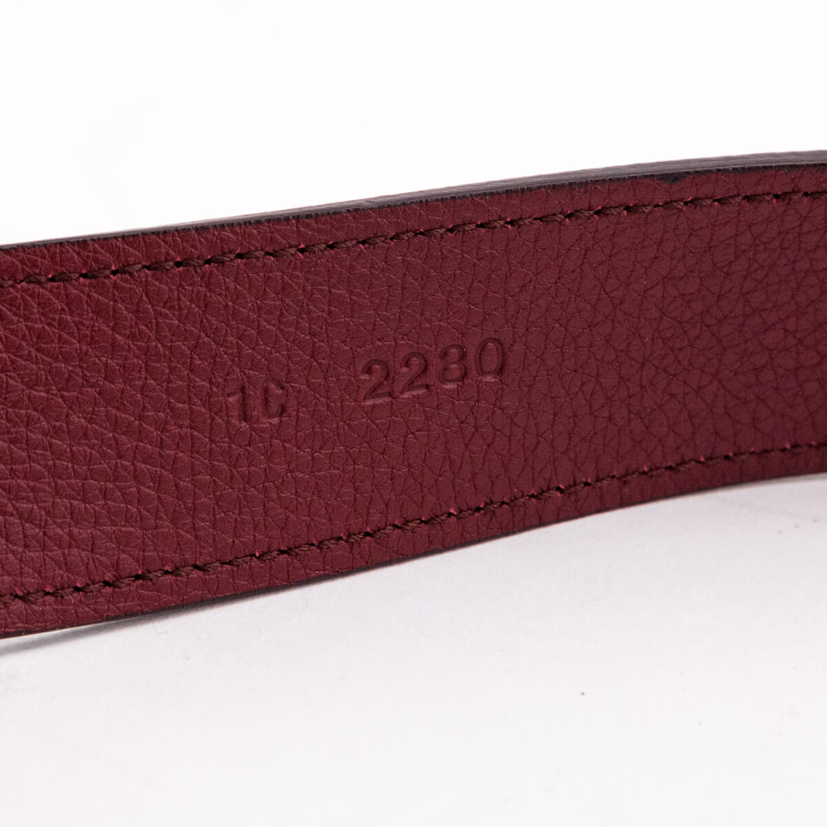 Prada Red Leather Belt Size S