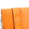Proenza Schouler Orange Snake Embossed PS1 Chain Wallet Bag - Love that Bag etc - Preowned Authentic Designer Handbags & Preloved Fashions