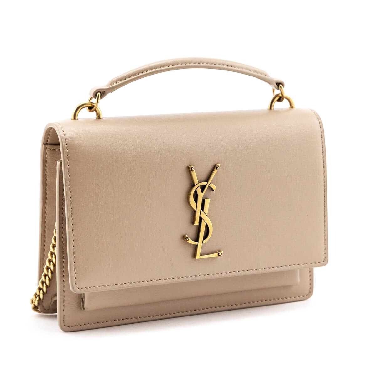 My First Designer Bag Purchase  YSL Saint Laurent Sunset Chain Wallet Mini  Bag Review 