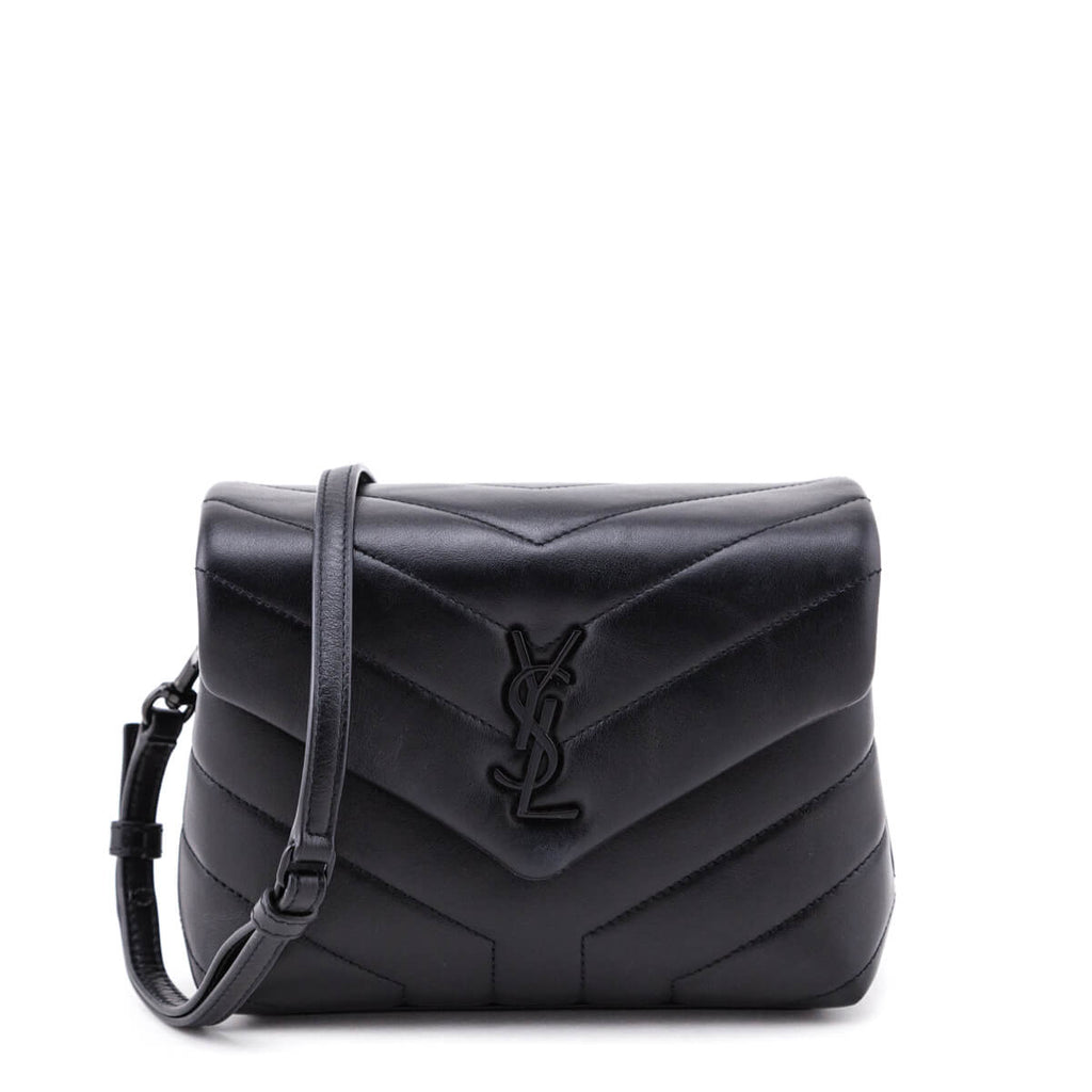 Pre-Owned SAINT LAURENT Calfskin Y Quilted Monogram Toy Loulou Crossbo -  MyDesignerly