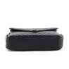 Saint Laurent Black Chevron Matelasse Sheepskin Large College Bag - Love that Bag etc - Preowned Authentic Designer Handbags & Preloved Fashions