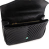 Saint Laurent Black Chevron Matelasse Sheepskin Large College Bag - Love that Bag etc - Preowned Authentic Designer Handbags & Preloved Fashions