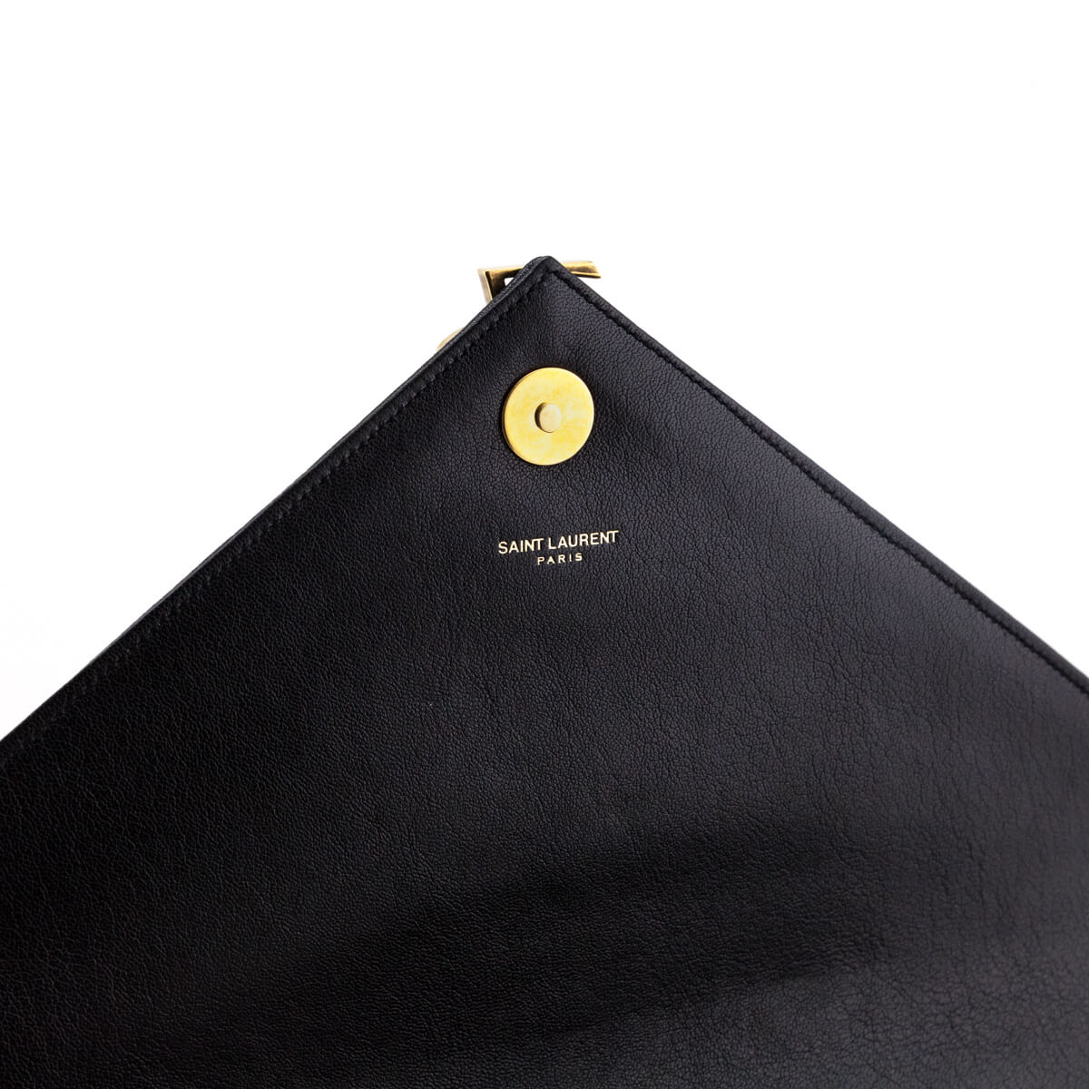 Saint Laurent Black Chevron Matelasse Sheepskin Large College Bag - Love that Bag etc - Preowned Authentic Designer Handbags & Preloved Fashions