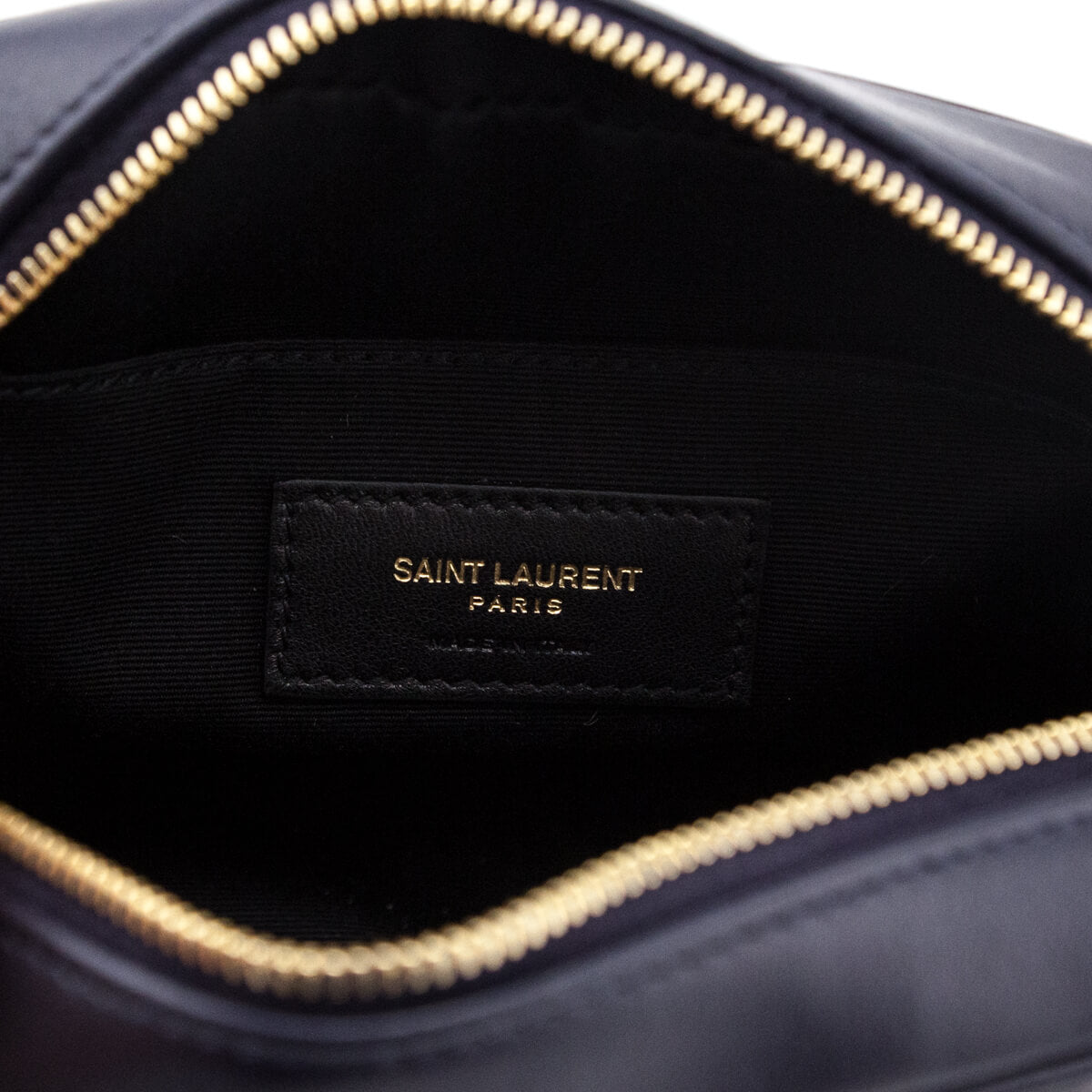 Saint Laurent Navy Quilted Chevron Calfskin Lou Belt Bag - YSL Canada