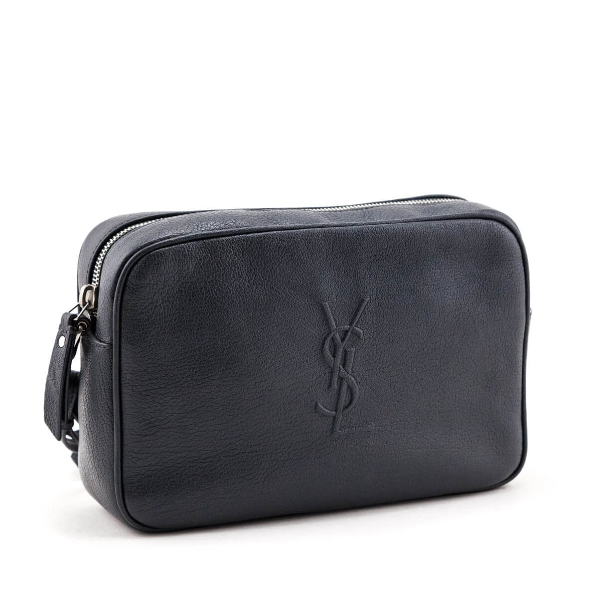 Saint Laurent Storm Calfskin Monogram Lou Camera Bag - Love that Bag etc - Preowned Authentic Designer Handbags & Preloved Fashions
