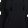 Stella McCartney Black Crepe V-Neck Long Sleeve Dress Size XXS | IT 38 - Love that Bag etc - Preowned Authentic Designer Handbags & Preloved Fashions