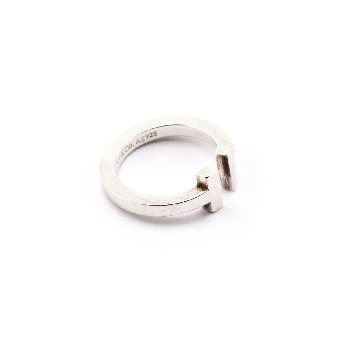 Authentic Tiffany & Co Diamond Lock Locks Key Hole Sterling Silver Ring Size  6 | eBay