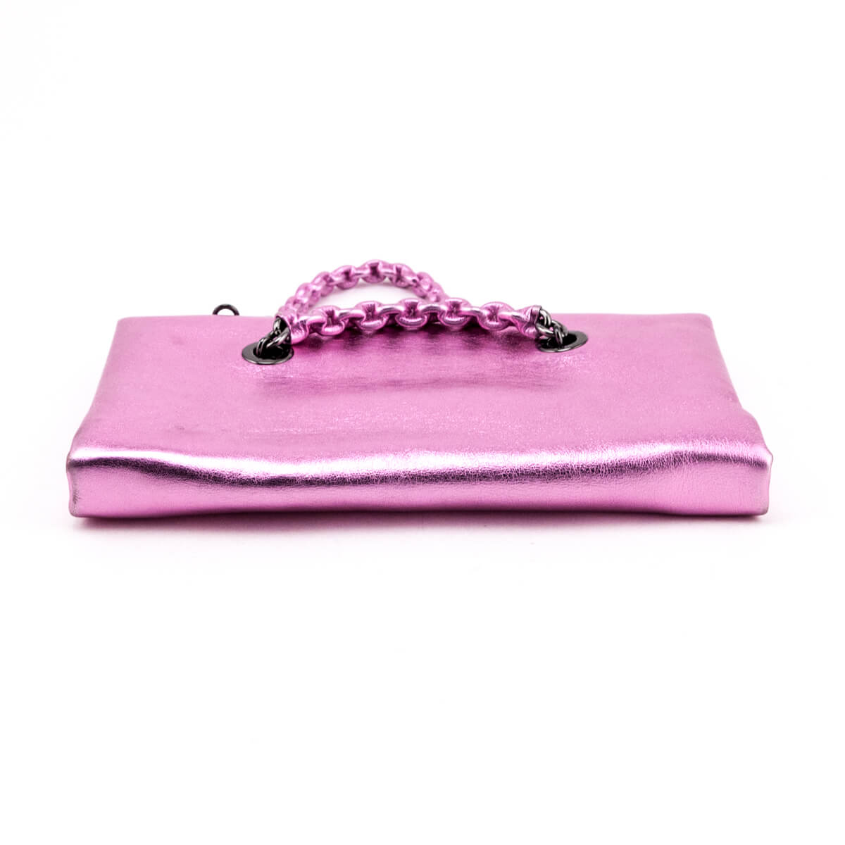 Tom Ford Metallic Pink Chain Convertible Clutch - Love that Bag etc - Preowned Authentic Designer Handbags & Preloved Fashions