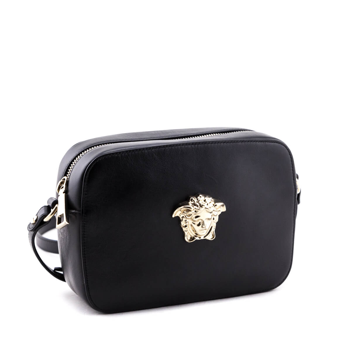 Versace Saffiano Calfskin Palazzo Chain Crossbody