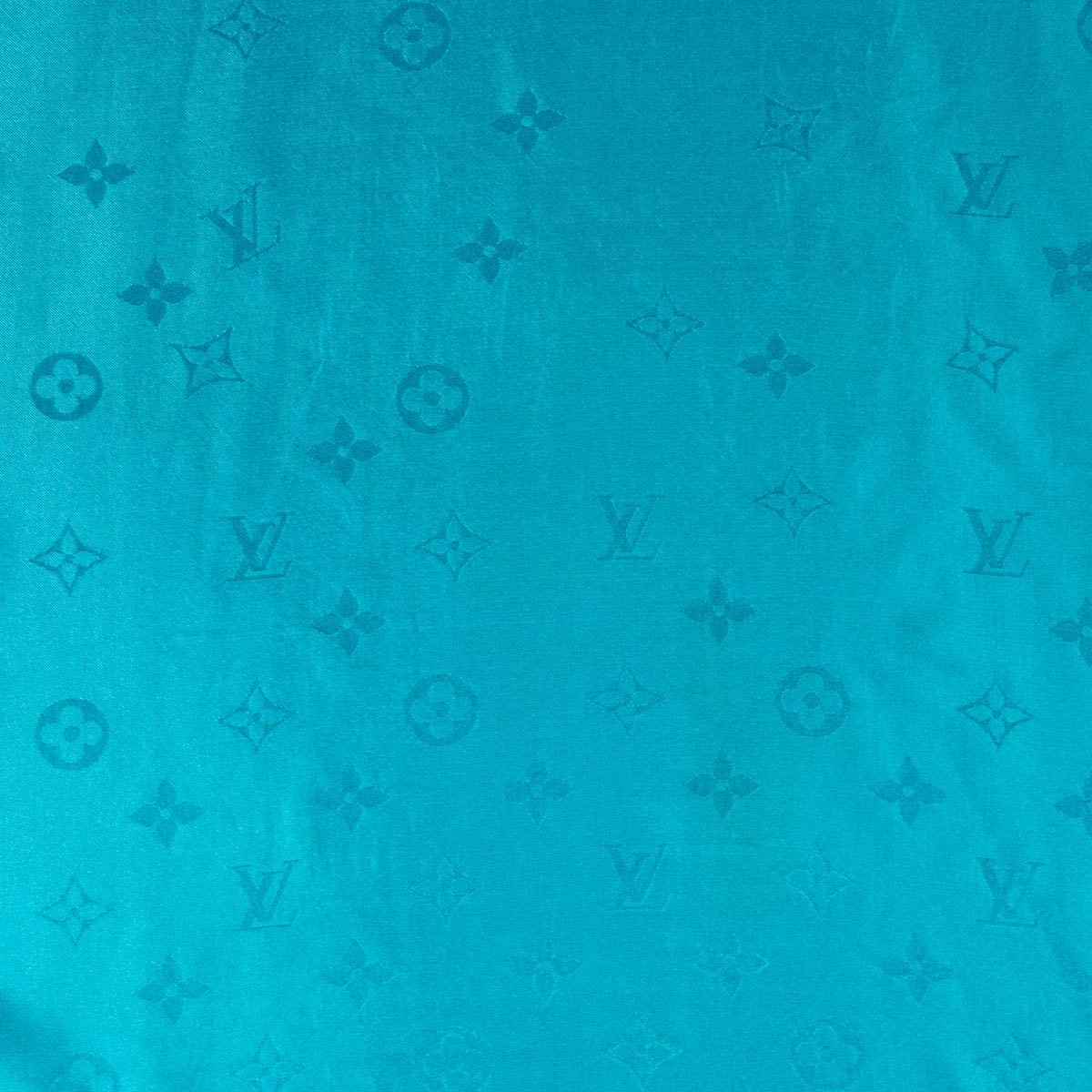 Louis Vuitton Turquoise Silk Monogram Oblong Scarf - Love that Bag etc - Preowned Authentic Designer Handbags & Preloved Fashions
