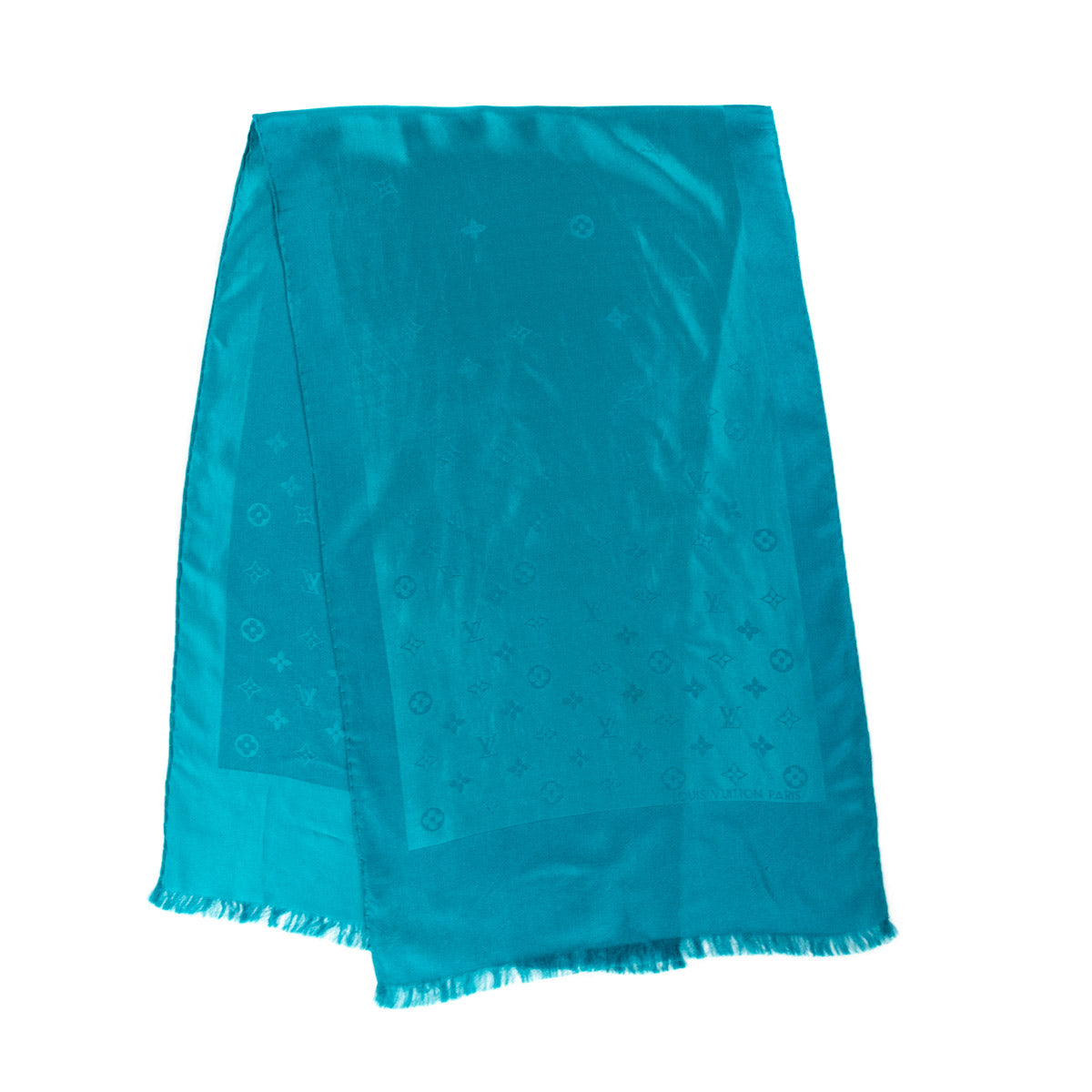 Silk scarf & pocket square Louis Vuitton Blue in Silk - 25976072
